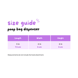 Poop Bag Dispenser - Gummy Bear
