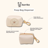 Poop Bag Dispenser - Almond Nude