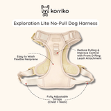 Exploration Lite No-Pull Dog Harness - Almond Nude (Final Sale)