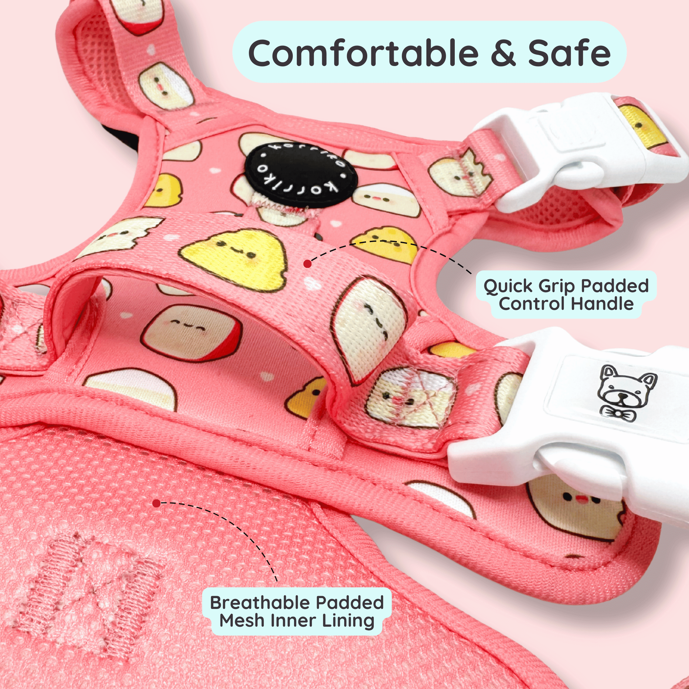 Exploration Lite No-Pull Dog Harness - Cheese