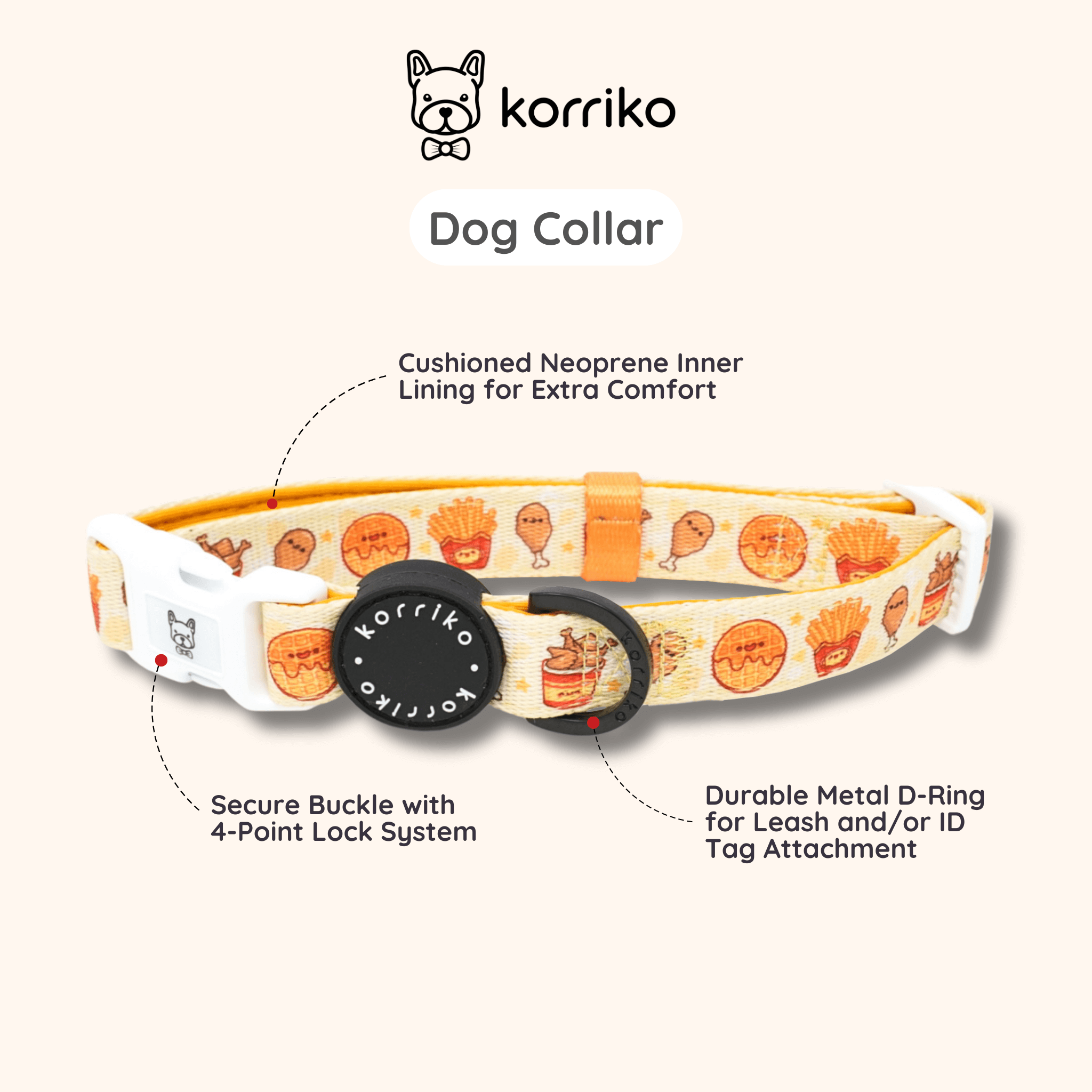Ultimate Collar Bundle Set - Chicken & Waffles (4-Piece) (Final Sale)