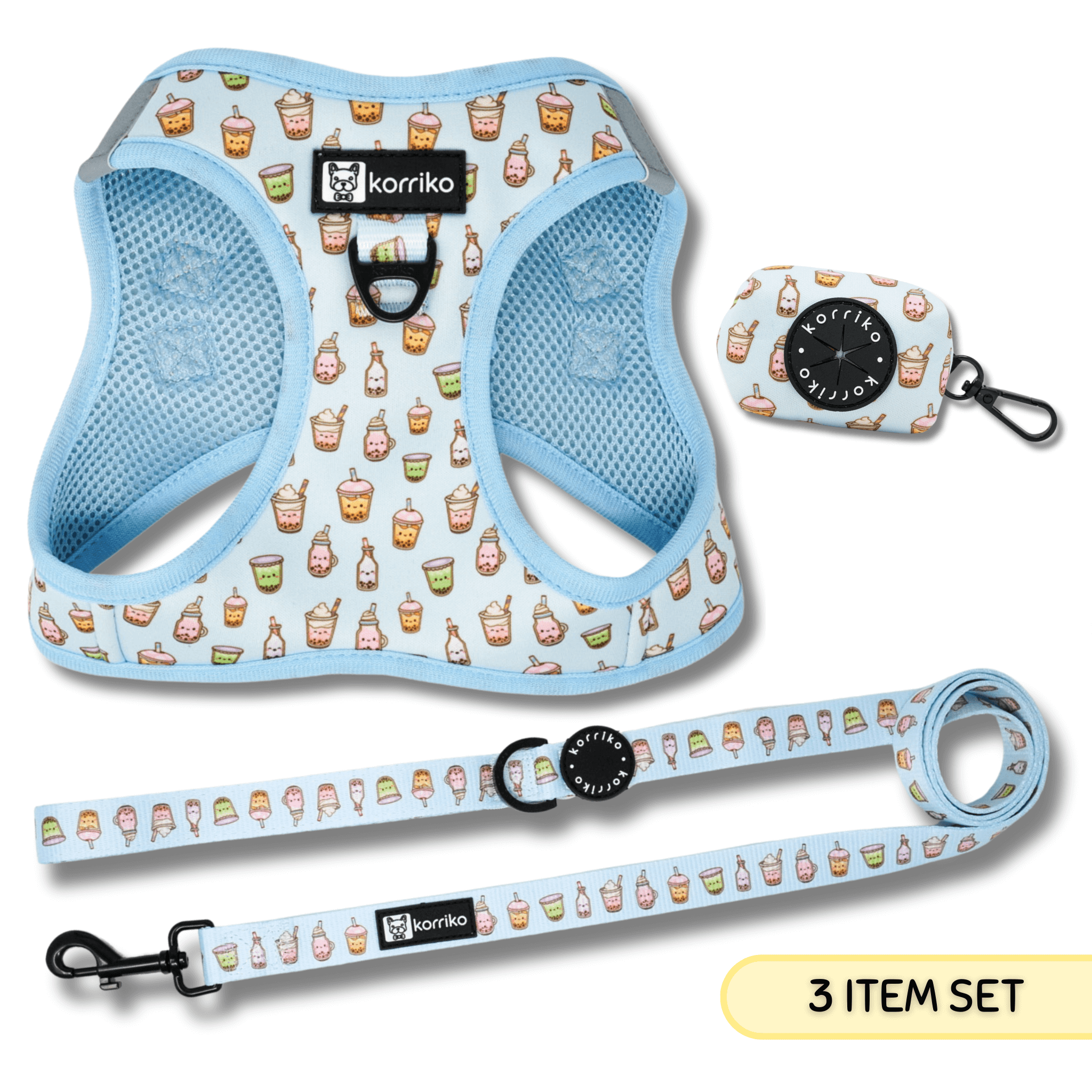 Essential Step-In Harness Walk Set - Boba (3-Piece)