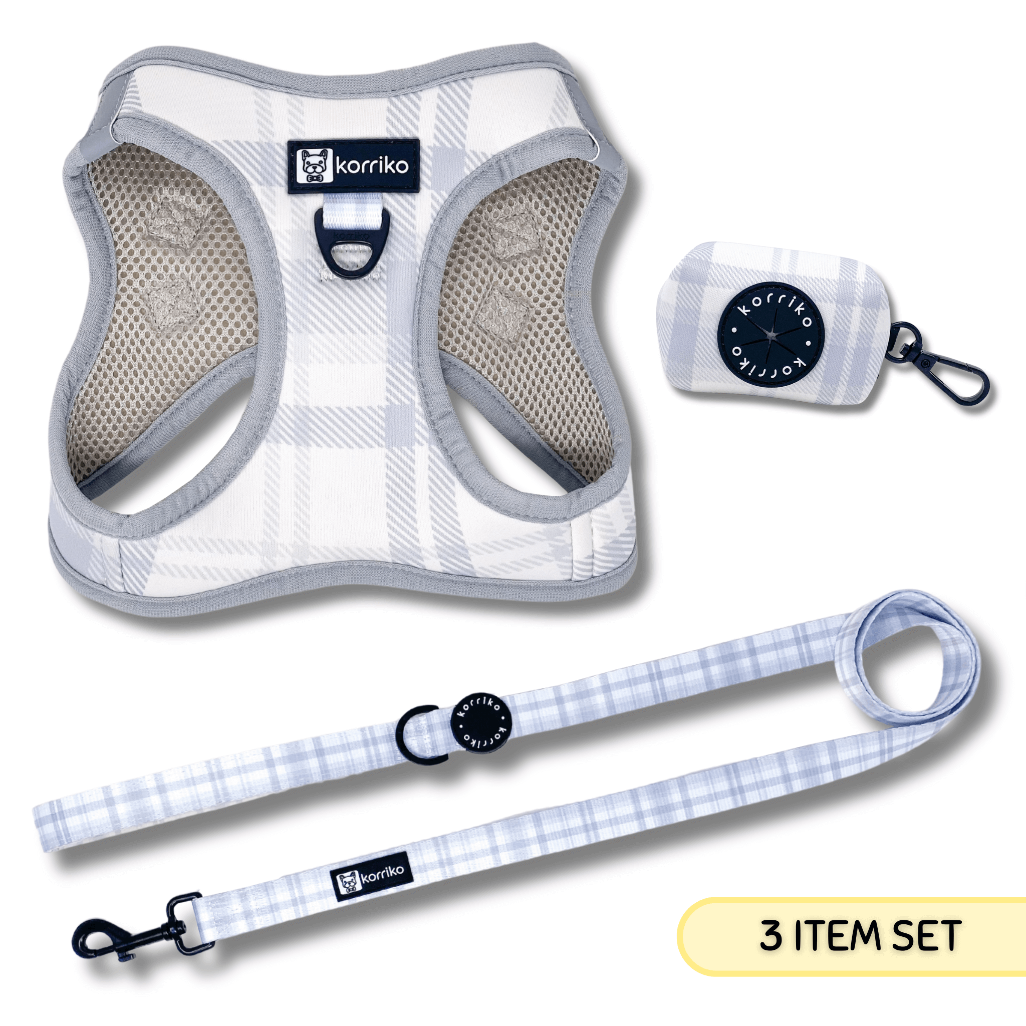 Essential Step-In Harness Walk Set - Park City Plaid (3-Piece) (Final Sale)