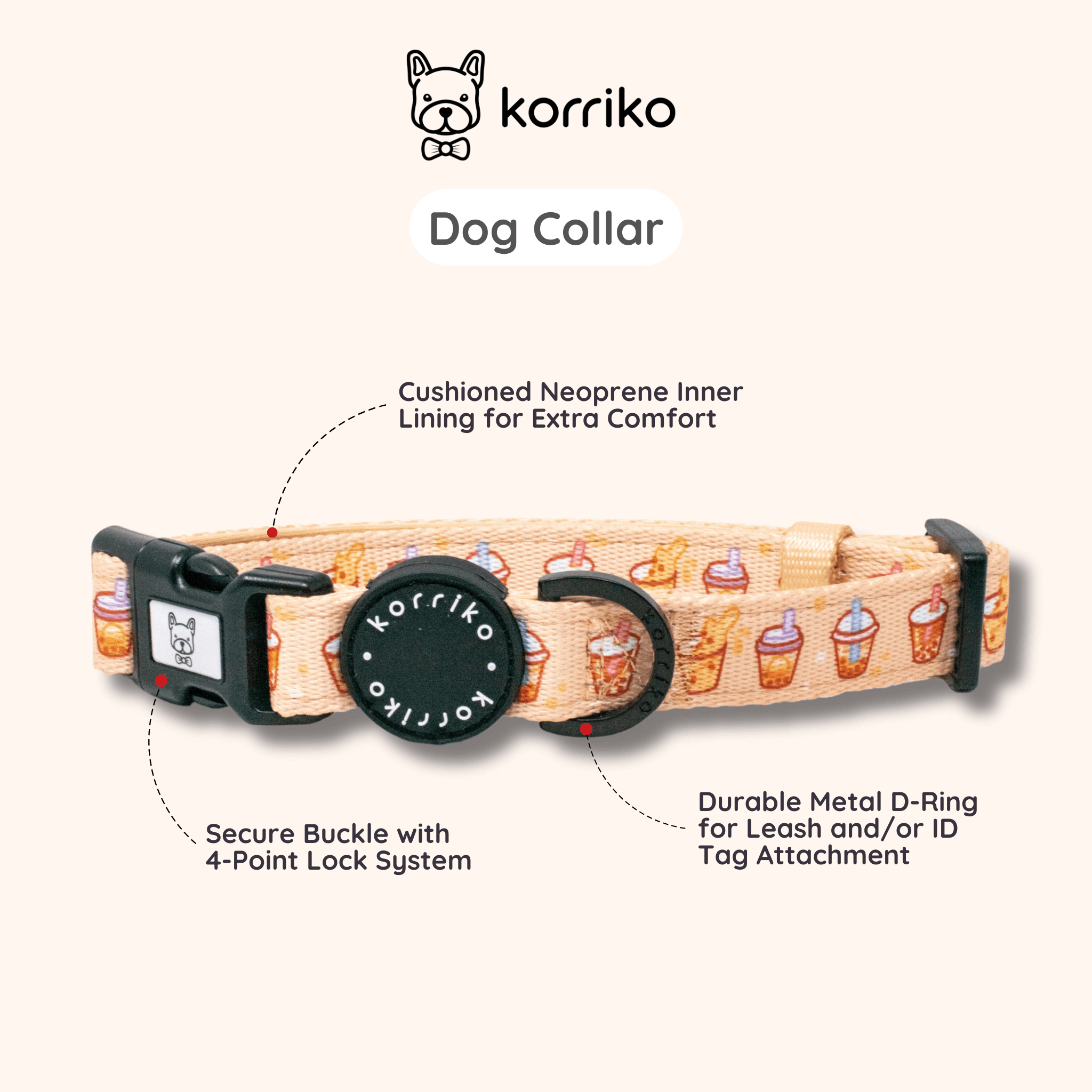 Ultimate Collar Bundle Set - Milk Tea (4-Piece)