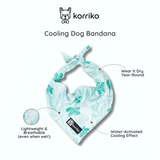 Cooling Dog Bandana - Mint Sakura (Final Sale)