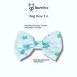 Dog Bow Tie - Mint Sakura (Final Sale)