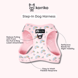 Step-In Dog Harness - Over The Rainbow