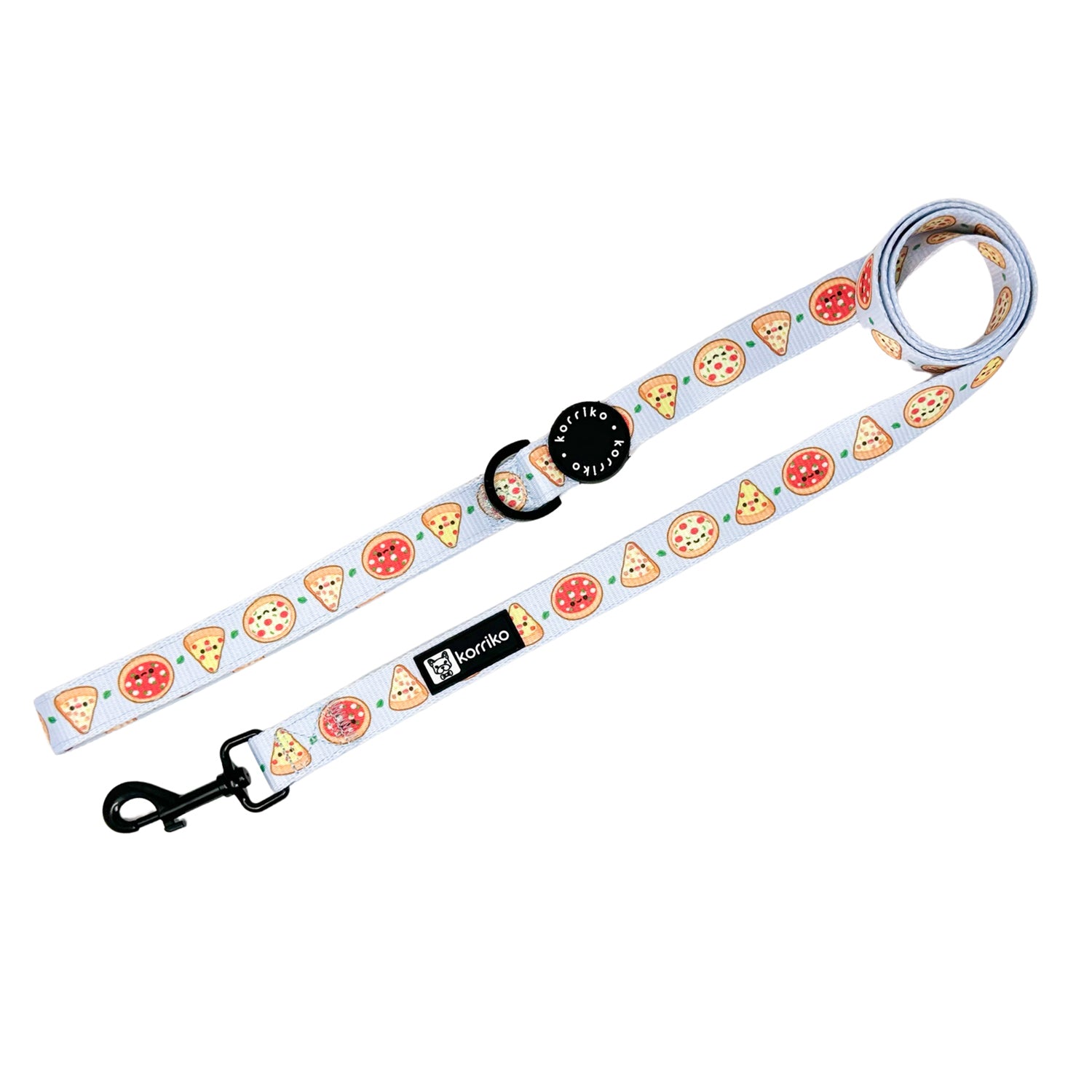 Comfort Dog Leash Pizza | Soft Padded Handle 5 ft | Korriko