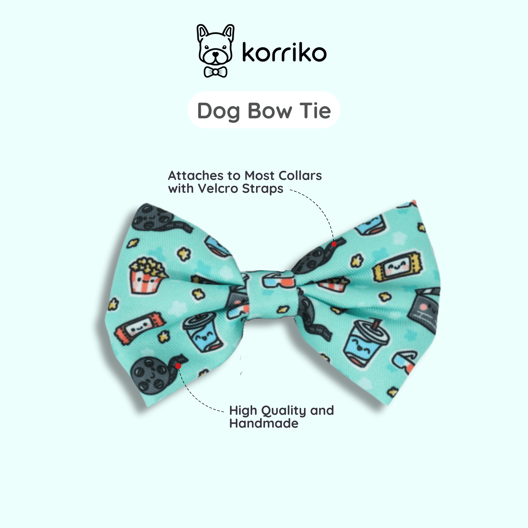 Dog Bow Tie - Pupflix (Final Sale)