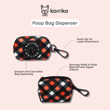 Poop Bag Dispenser - Red Plaid (Final Sale)