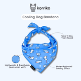 Cooling Dog Bandana - Shark