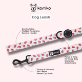 Dog Leash - Strawberries & Cream
