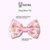 Dog Bow Tie - Taro Milk Tea