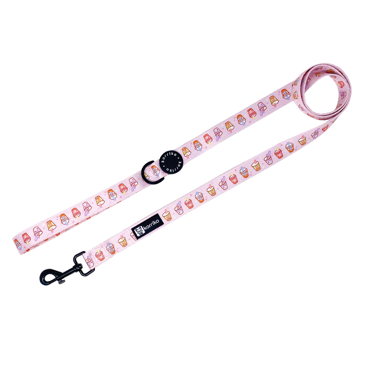 Dog Leash Taro Milk Tea Korriko Pet Supply