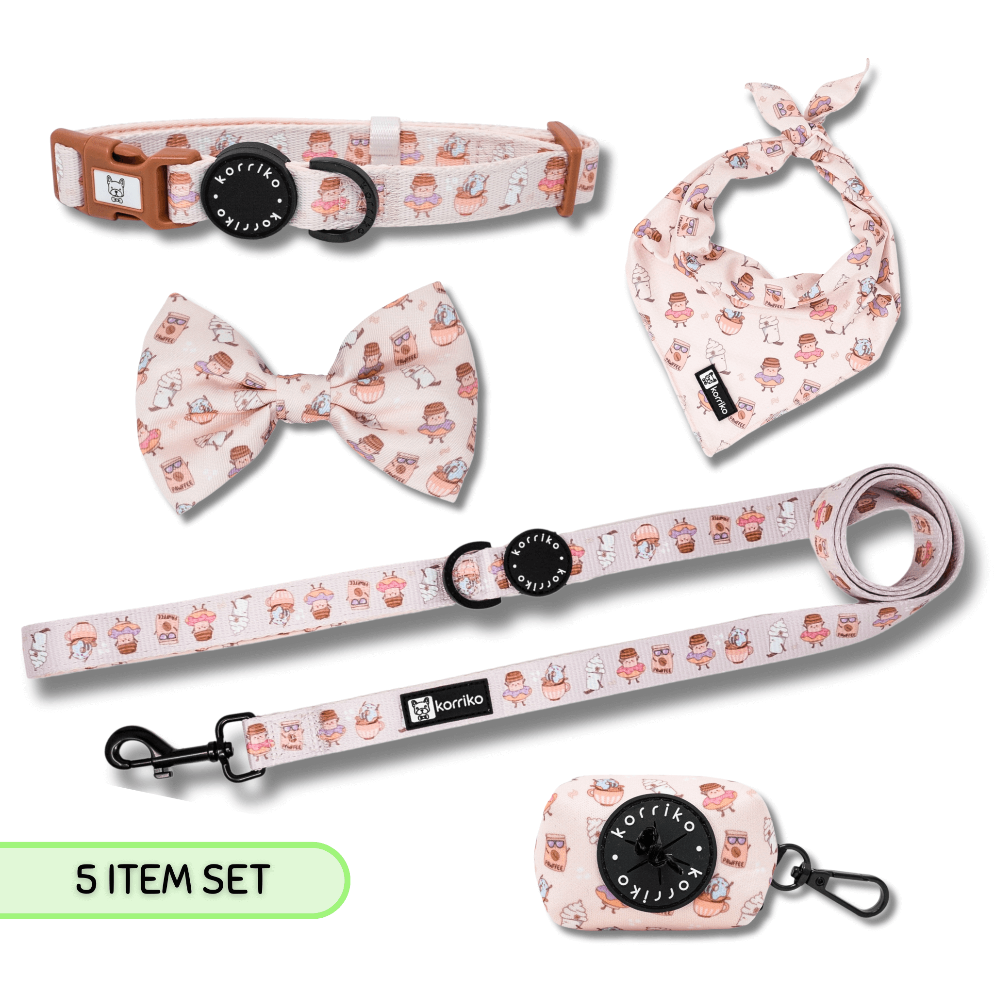 Ultimate Collar Bundle Set - Coffee Break (5-Piece) (Final Sale)