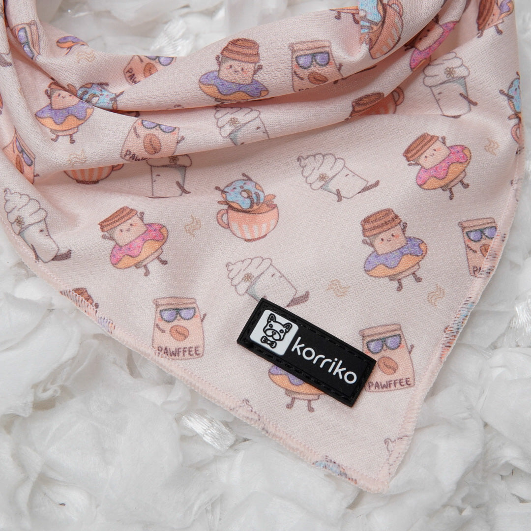 Cooling Dog Bandana - Coffee Break (Final Sale)