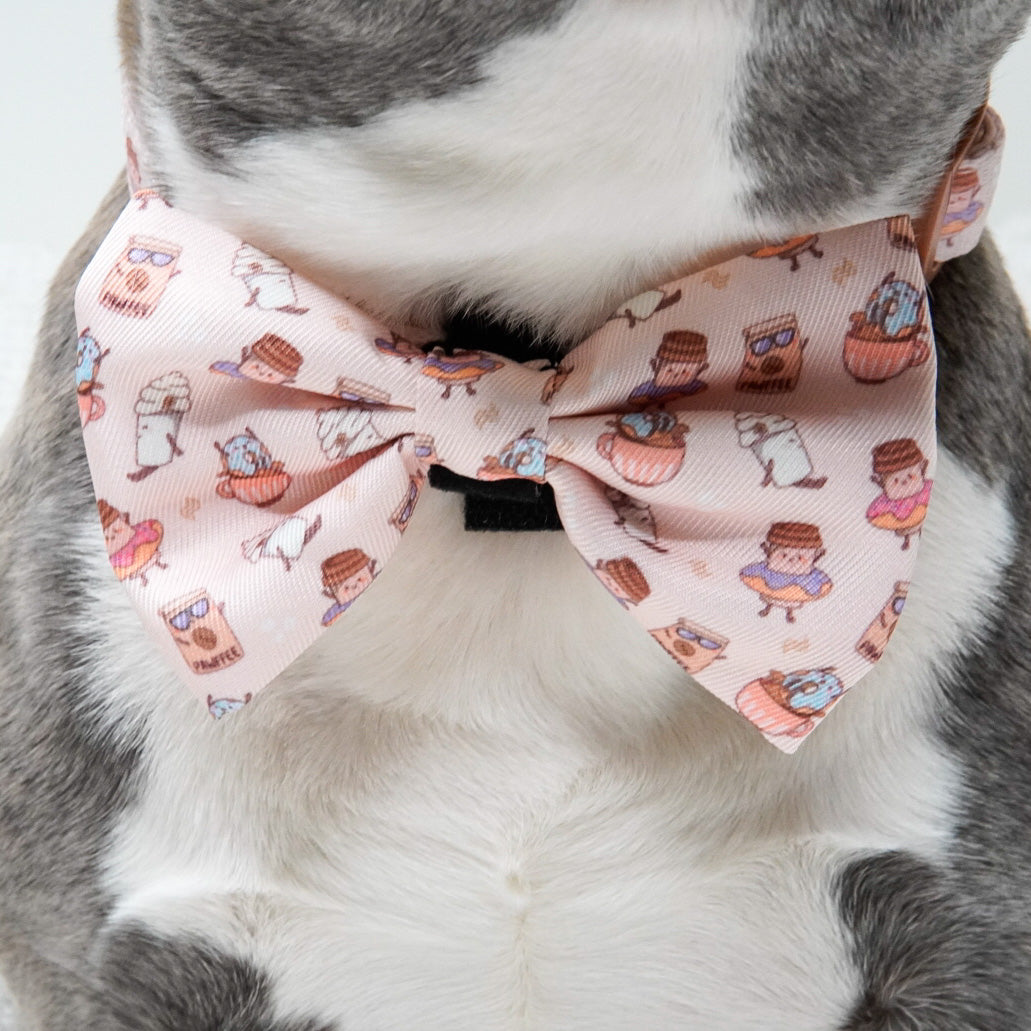 Dog Bow Tie - Coffee Break (Final Sale)