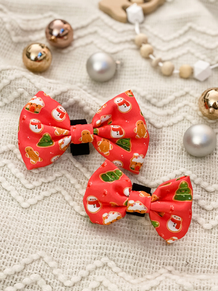 Dog Bow Tie - Gingerbread Cookie