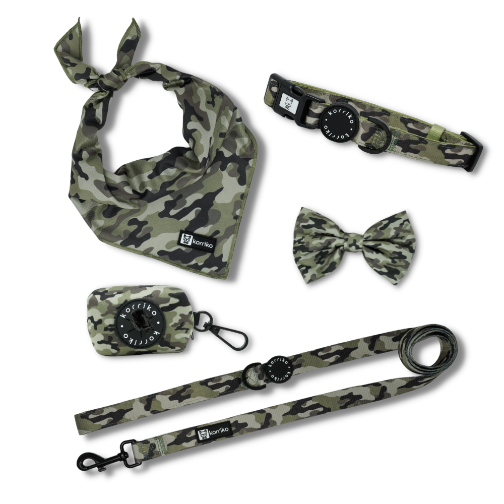 Ultimate Collar Bundle Set - Green Camo (5-Piece) (Final Sale)