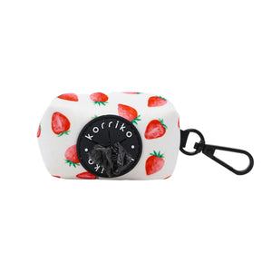 Poop Bag Dispenser - Strawberries & Cream (Final Sale)