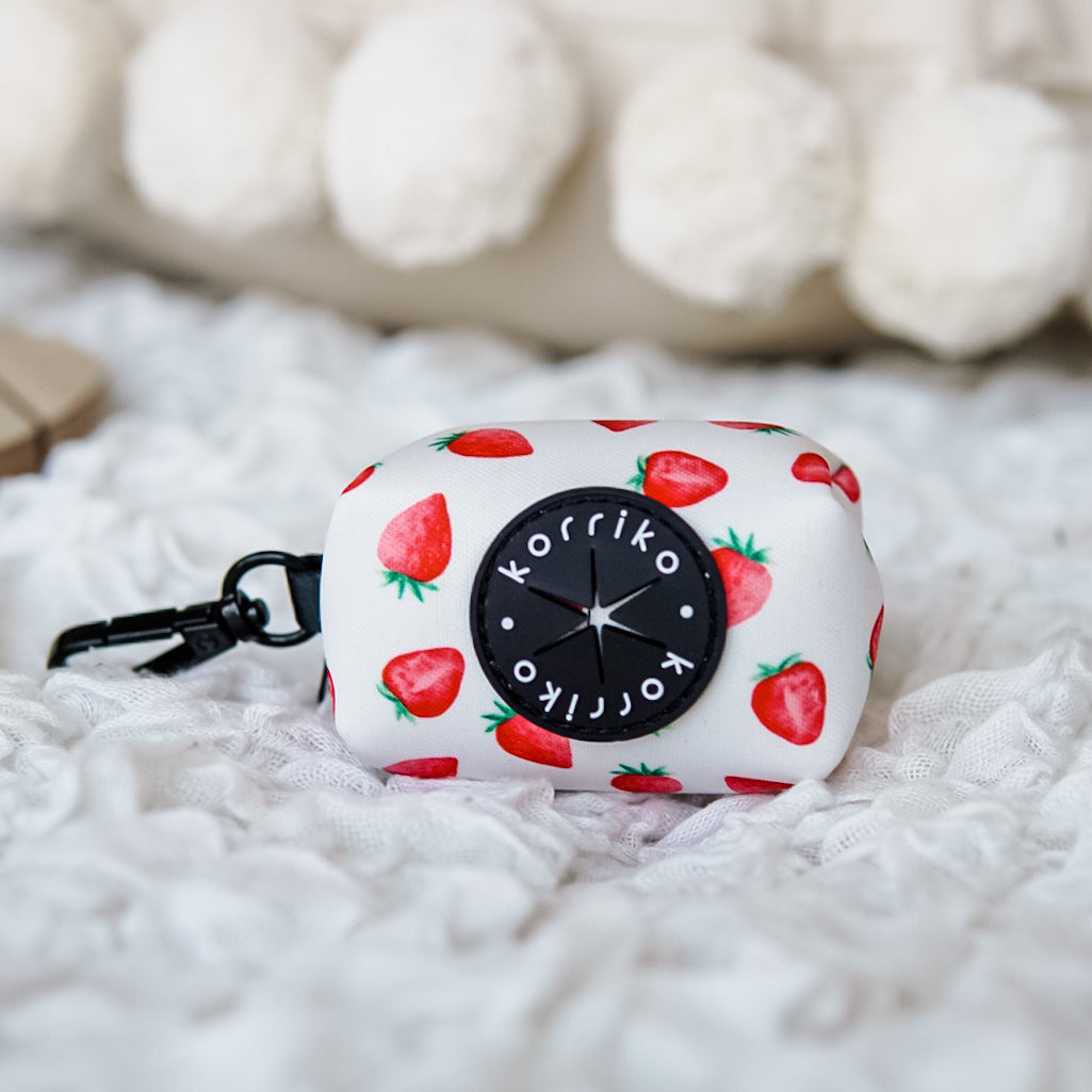 Essential Step-In Harness Walk Set - Strawberries & Cream (3-Piece)